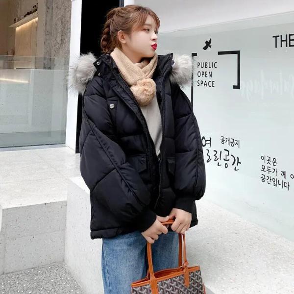 Wholesale Customize Thick Trendy Puffer Women′s Down Coat Winter Solid Long Sleeve Zipper Down Coat for Women