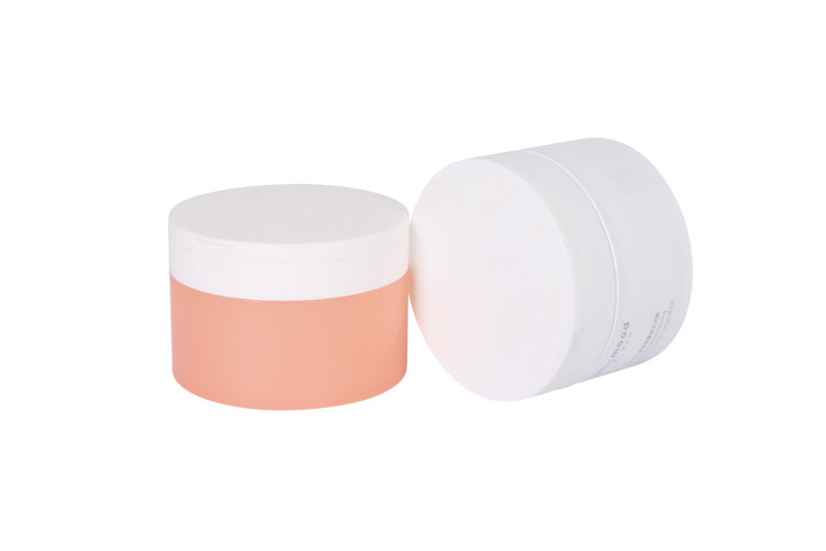100g Customized Color and Customized Logo Body Cream Lotion Container Flat Cap With Plastic Scraping Blade UKC18