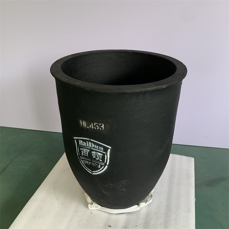 Quality Silicon Carbide Graphite Crucible for Silver Melting for sale