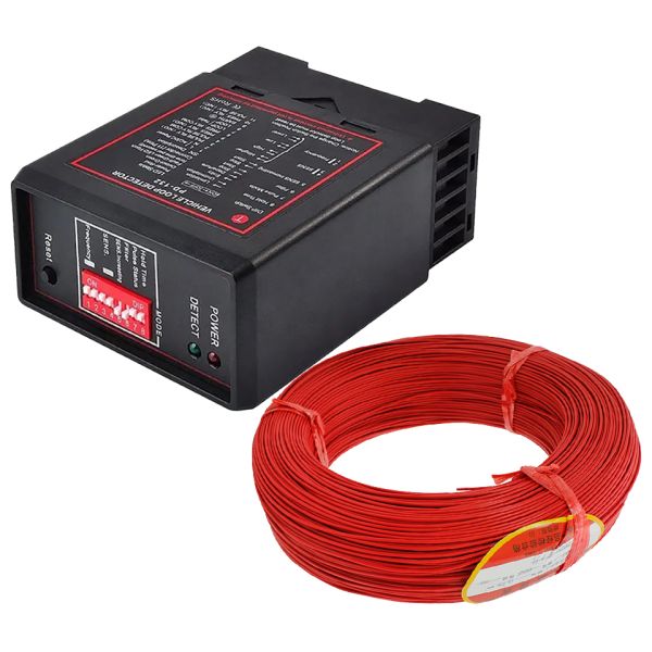 PD132 220V 110V 24V Vehicle Loop Detector with 20kHz to 170kHz Frequency Range and 100ms Response Time for Parking Lot Barrier Gates