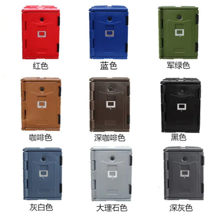 Commercial Hot Food Transport Box Carrier Tray LLDPE Hot Cold Thermal Food Carrier