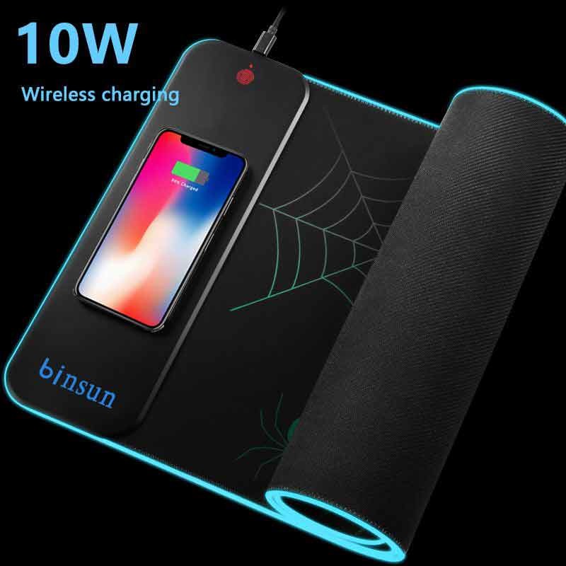 RGB Gaming Mouse Pad Wireless Charger