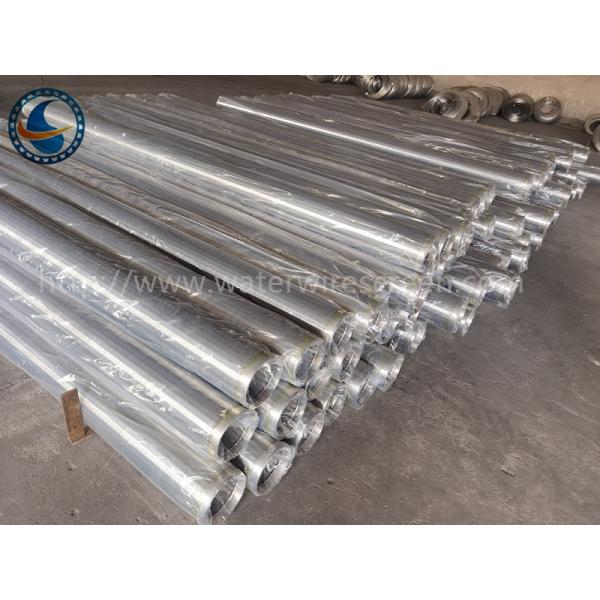 Q195 Low Carbon Galvanised 168mm Water Wire Screen With Bevel Welded Rings