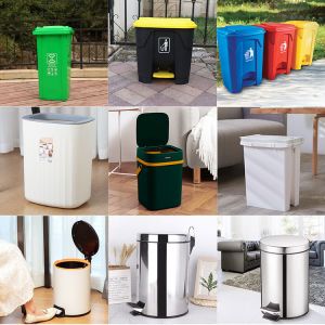 Household Plastic Trash Bin 12L Plastic Garbage Can Customized Logo
