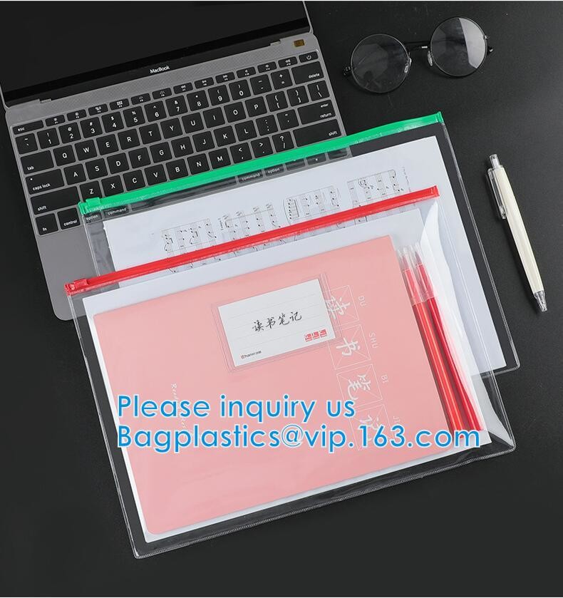 Biodegradable Slider Zipper Vinyl Zip lockk Bag Slider Zipper Beach Vinyl Toiletry Zipp PVC Snap Closure