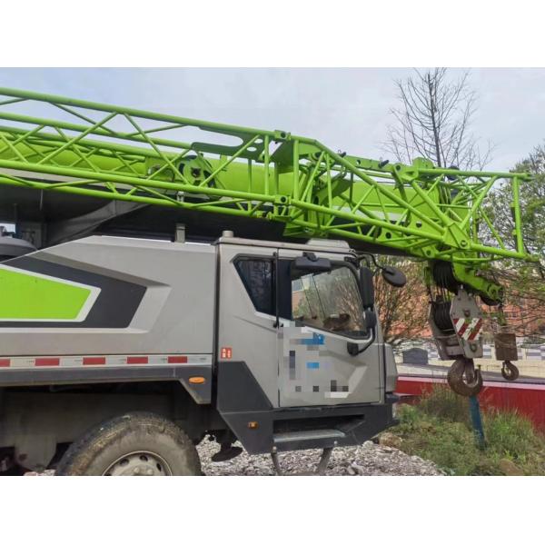 Used Zoomlion Truck Crane 50t With Tyres 12.00-20 Engine Model WP9H336E50