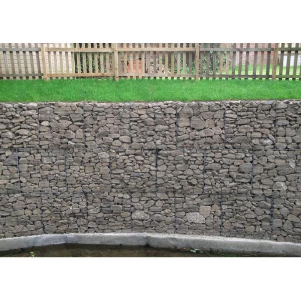 Hot Dipped Gabion Gravity Retaining Walls Galvanized Gabion Wall Face