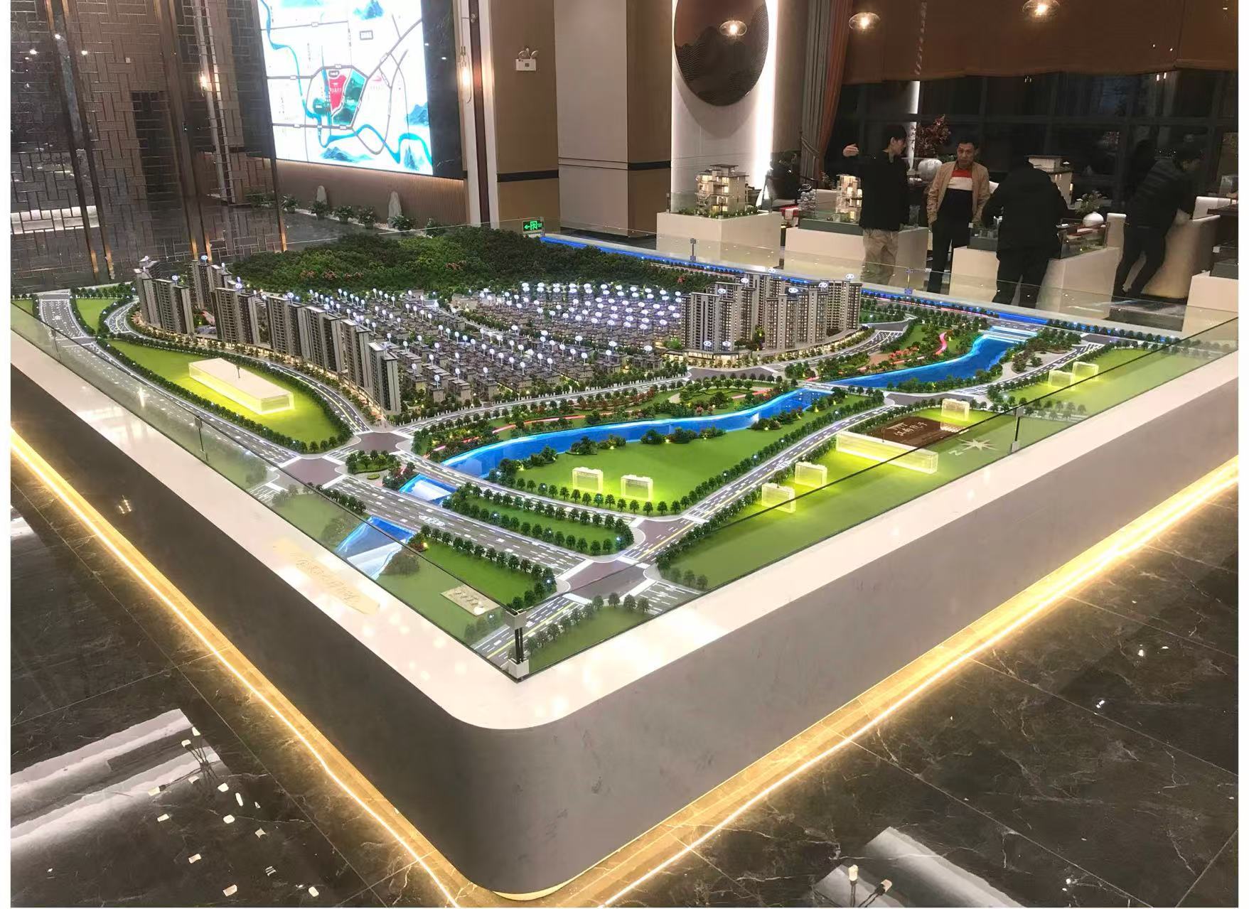 Residential Commercial 1:100 Scale Buildings Architectural Model Display Customized