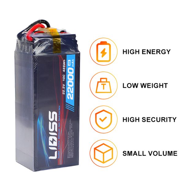 Long Endurance Solid State Battery Pack 6S 22.2V 22Ah 10C 488Wh for Industrial UAV Low Temperature -10℃ Discharge Operation