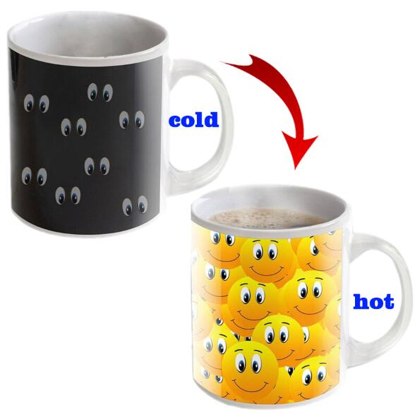 Customized Color Changing Coffee Mugs / Temperature Changing Mugs