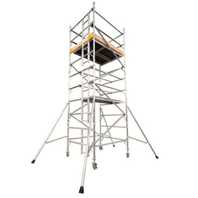 Customized Aluminium Mobile Scaffolding Tower Prefabricated Scaffolding Tower With Wheels