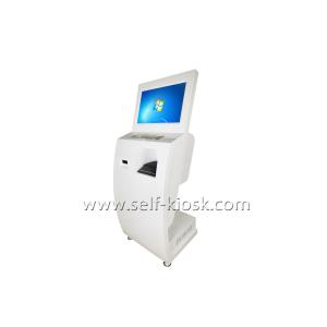 China Guest Friendly Hotel Self Check In Kiosk Custom Color With Passport Scanner on sale