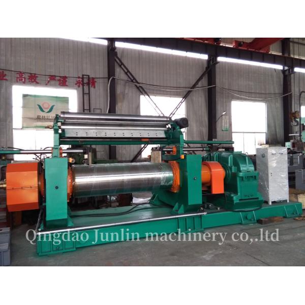 Compact Rubber Sheet Open Type Two Roll Mill Machine / Rubber Mixing Mill