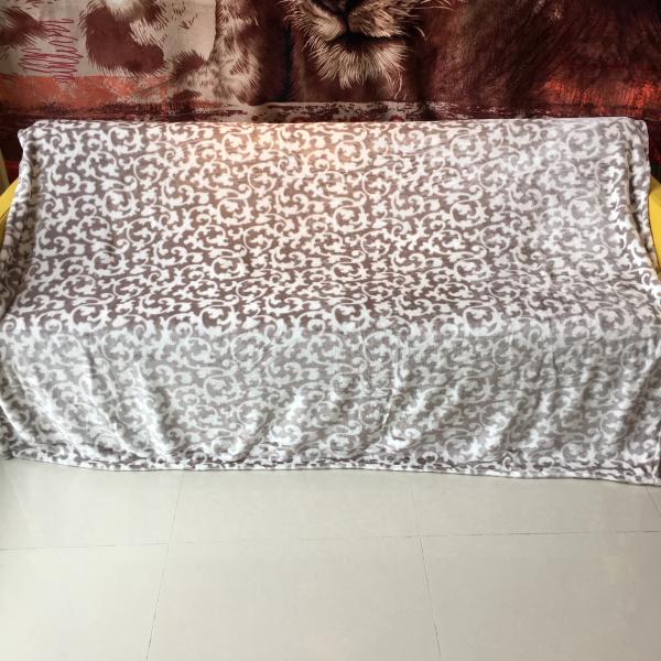 Eco Friendly Warm Flannel Print Blanket Comfortable For Fall Winter OEM / ODM Service