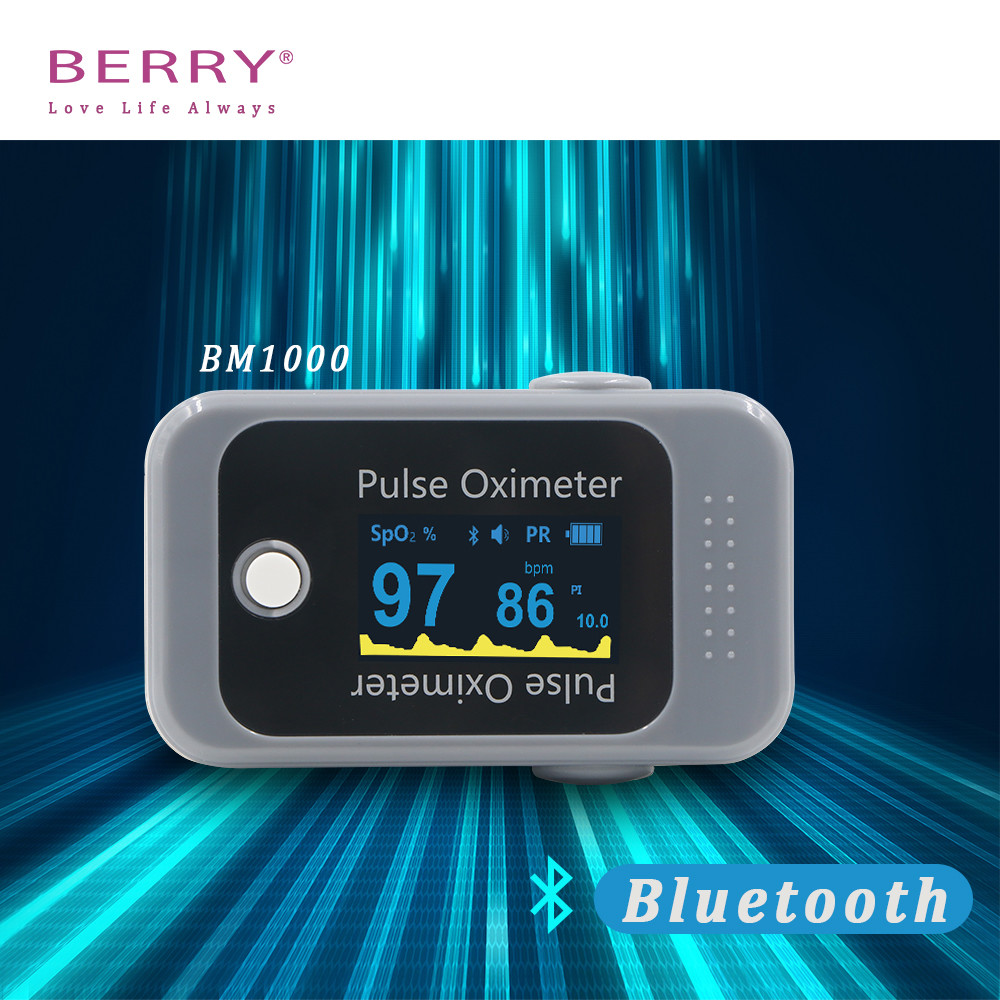 SpO2 / PR Alarm Fingertip Pulse Oximeter With Auto Power Off Battery Life Real Time
