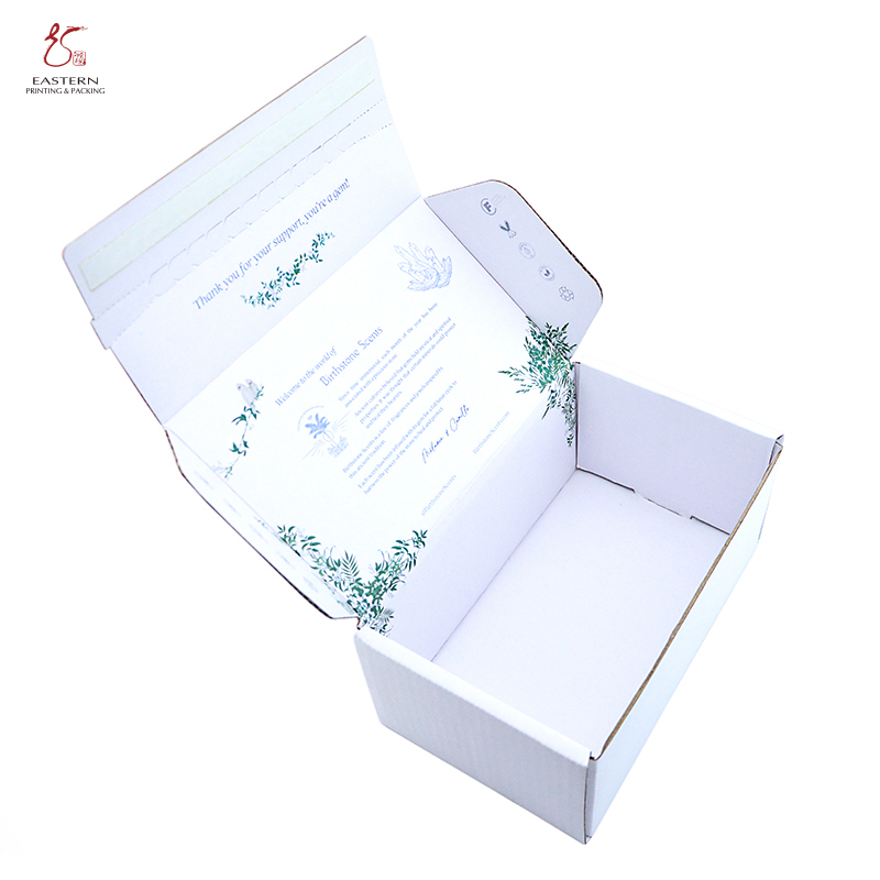 Degradable E Commerce Corrugated Cardboard Shipping Boxes Folded