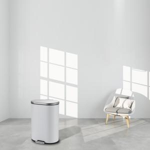 Quality Anti Rust 3.17 Gallon Stainless Steel Step Trash Can for sale