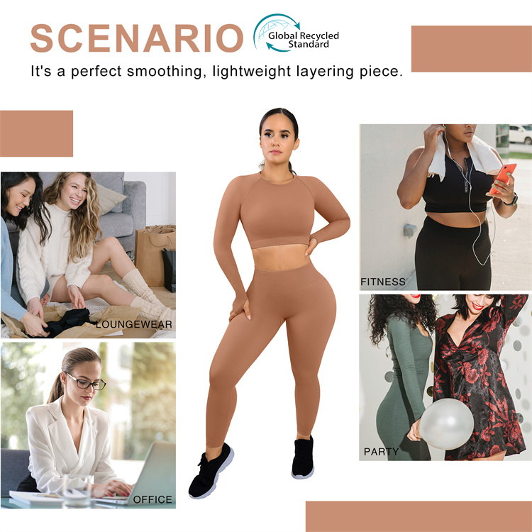 Support 7 Days Sample Order Lead Time for Airwear Gym Wear Yoga Wear Set Clothing