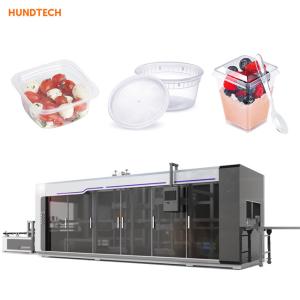 Quality Pla Food Plastic Container Manufacturing Machine Automatic Thermoforming for sale
