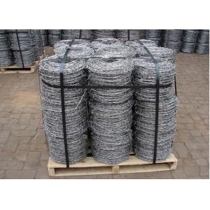 Quality Security SWG12 7.5cm Galvanized Barbed Wires for sale