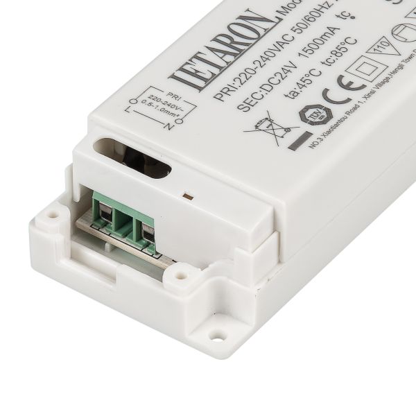 3A/1.5A Under Cabinet LED Driver 36 Watt Ouput Power With TUV-CE Certification