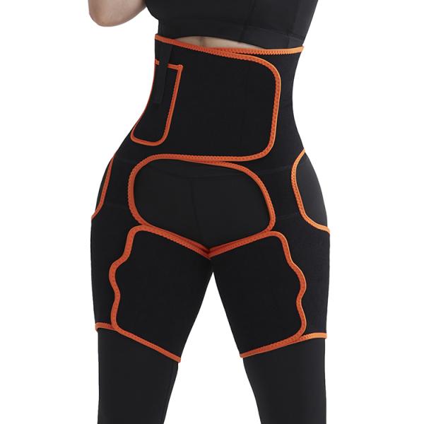 HEXIN 3 In 1 Waist Trimmer Style Waist and Thigh Trainer As Show Tummy Control Butt Lifter