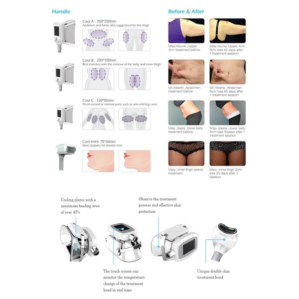 Body Slimming Machine Offering Non Surgical Solution for Fat Reduction on Abdomen Love Handles and Double Chin