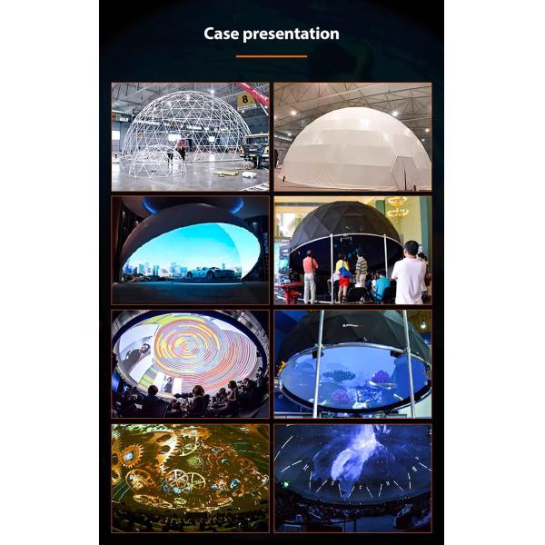 1920*1200 Immersive Dome Projection Screen 8000lm-12000lm Dome Movie Screen