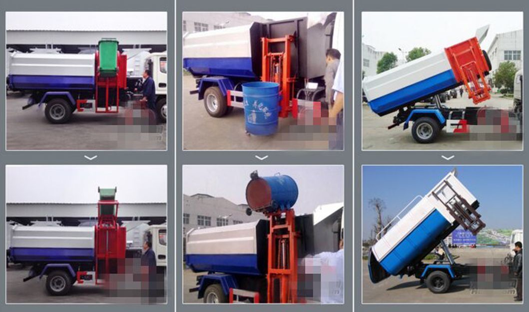 Dongfeng Kitchen Trash Compactor Garbage Transport Truck for Sale