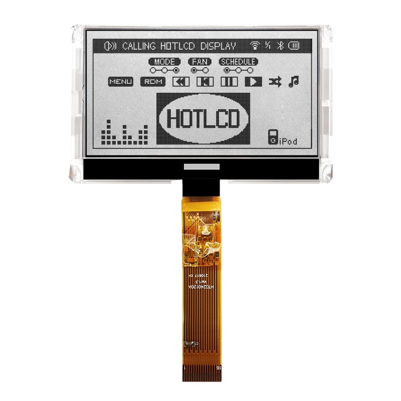 240X120 LCD Module TFT Graphic With Side White Backlight HTG240120A