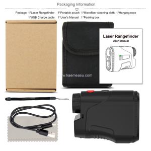 kaemeasu Hunting Laser Rangefinder 6.5X Magnification Golf Telescope Angle