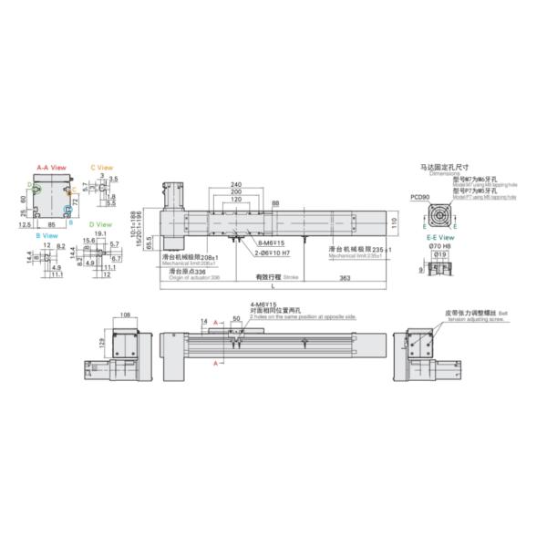 Industrial Dust Proof Timing Belt Linear Stages Find Extensive Applications in Diverse Fields