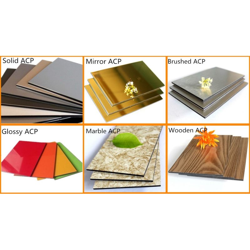 Scratch-Resistant Marble Look ACP Sheet 4x8ft | Rock Grain Aluminum Composite Panel