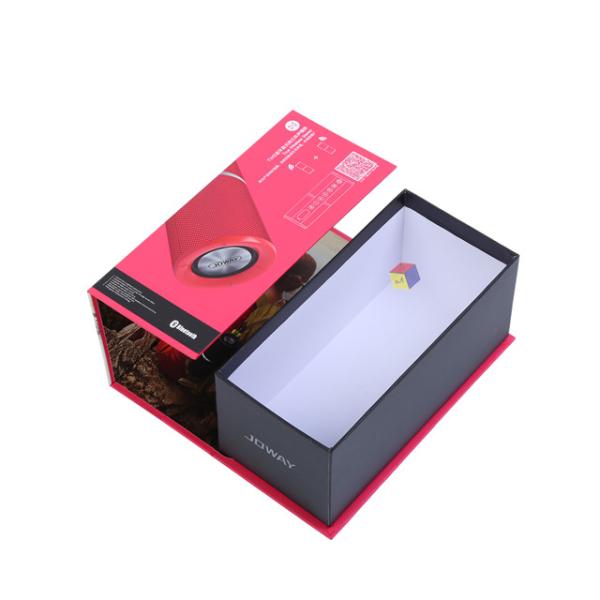 Custom Print Magnetic Close Rigid Cardboard Paper Bluetooth Speaker Box Gift Packaging