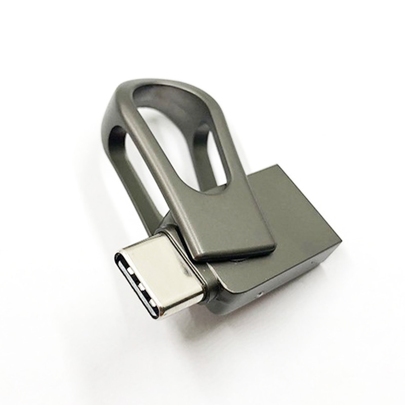 Metal Type C OTG USB Flash Drives 2.0 128GB 256GB ROHS approved