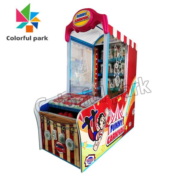Buy Throwing Ball Ticket Redemption Machine , Down The Clown Arcade Game at wholesale prices