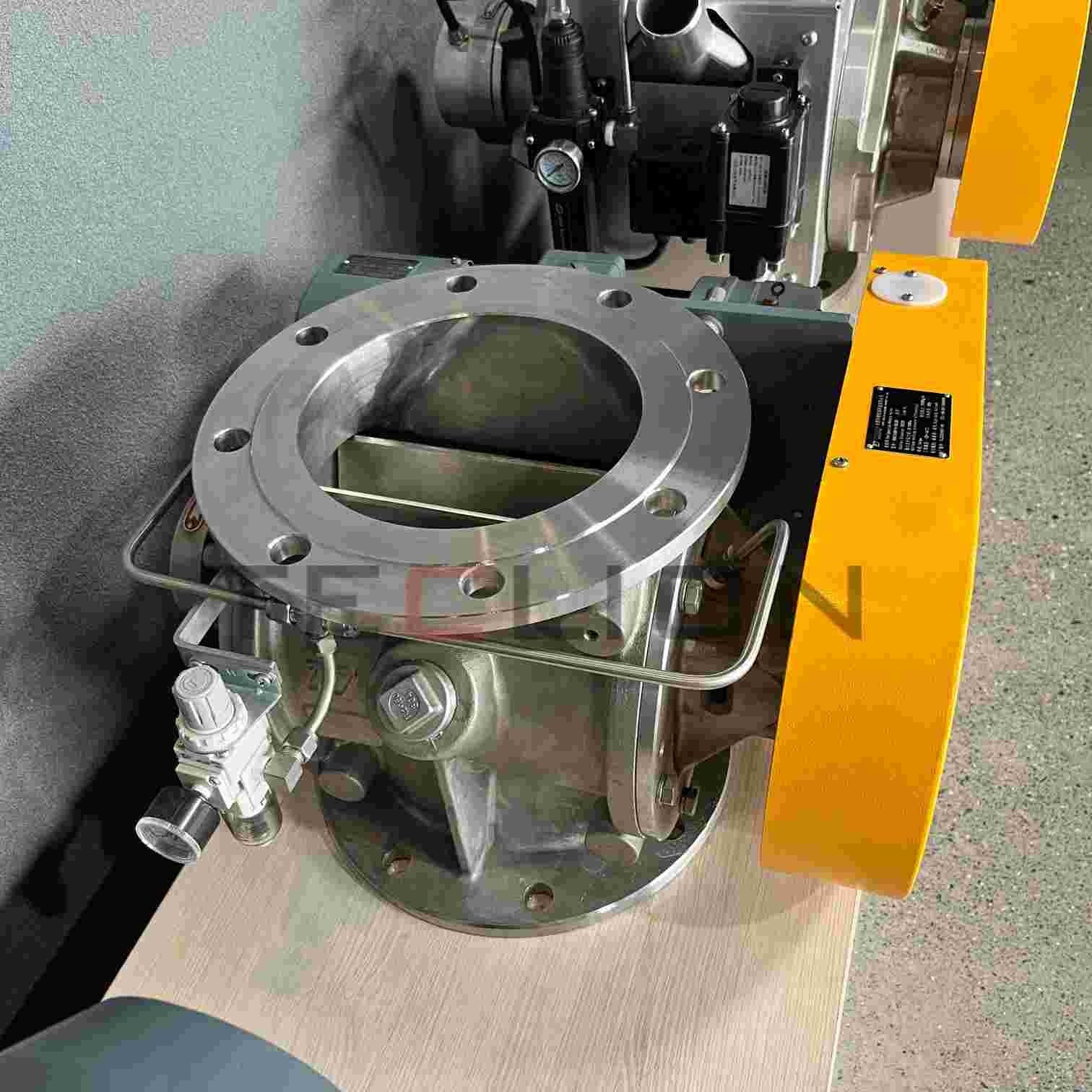 PN10 ANSI 150lbs Stainless Steel Rotary Feeder Air Lock With Flange Drillings