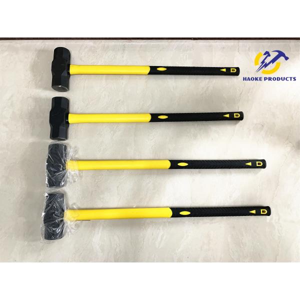 No Deformation And Safty American Type C1045 Forged Carbon Steel Sledge Hammers With Plastic Coated Handle