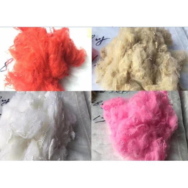 SGS Certified Polyester Staple Fiber More Than 100 Colors Well Stocked