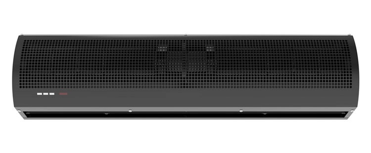 Compact Black Air Curtain 0.9m to 2m with Remote Control 220-240V
