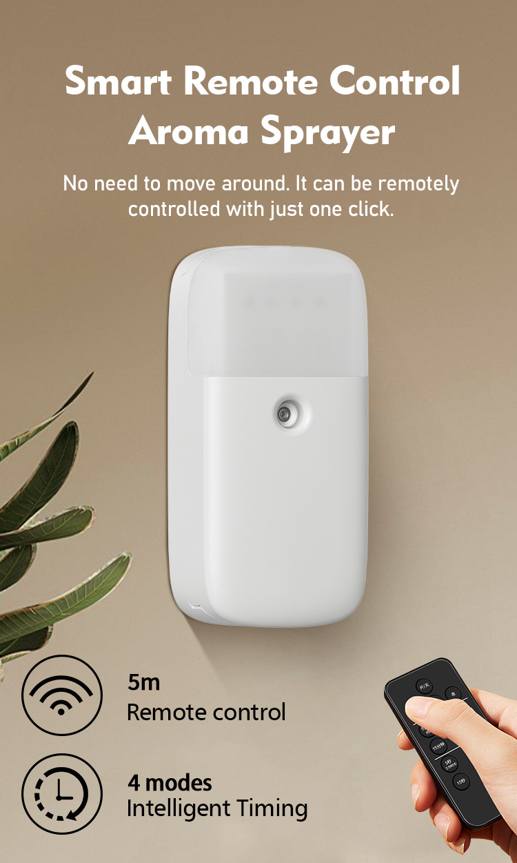 168ML Waterless Aroma Diffusers Remote Control Essential Oil Diffuser Electric