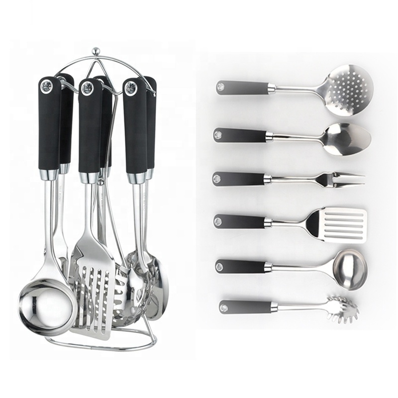 Food Grade Level Kitchen Utensils Set Tool Utensils Mate Stainless Steel Cookware