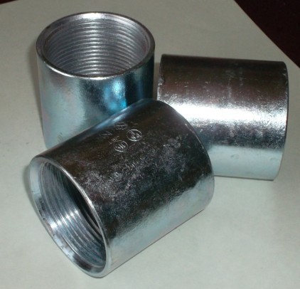 Quality Thread sockets Seamless and seam black steel pipe sockets,couplings for sale