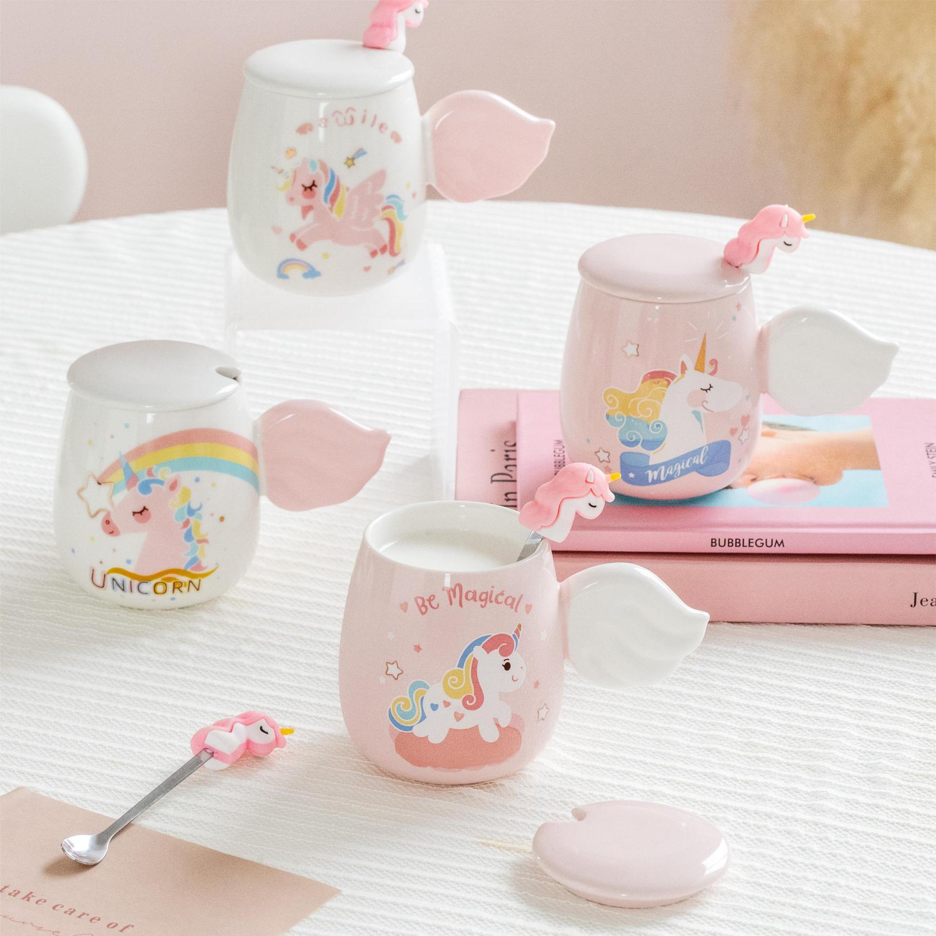 Ceramic Unicorn Mug with USB Heating Base 300ml