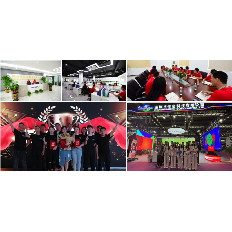 Guide Visual G10 Outdoor Advertising LED Display Screen High Brightness Digital Video Wall