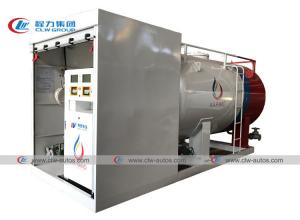 China NNPC DPR Standard 15000 Liters 7.5 Tonne LPG Skid Station With Flow Meter on sale