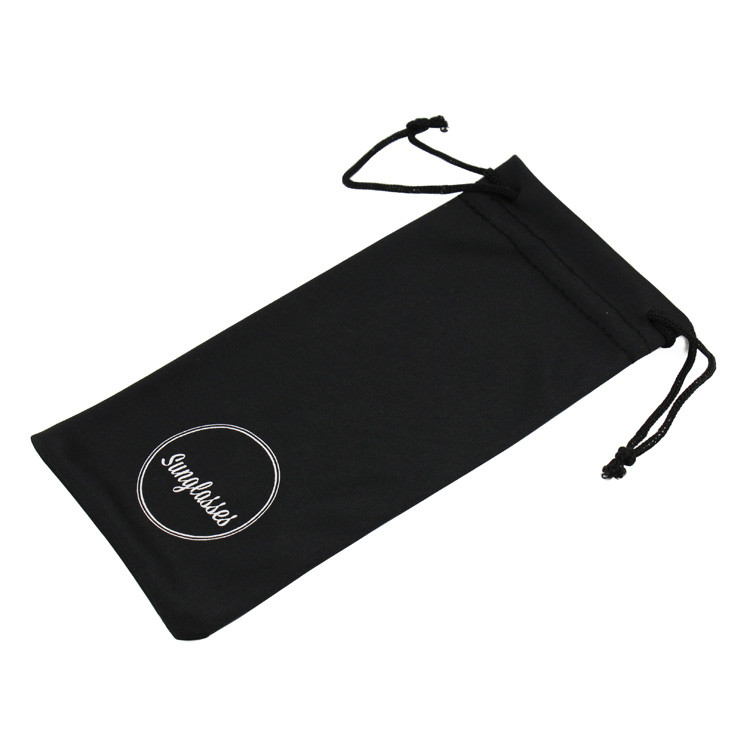 Quality Microfiber Drawstring Custom Printing Sunglasses Bag Pouch for sale