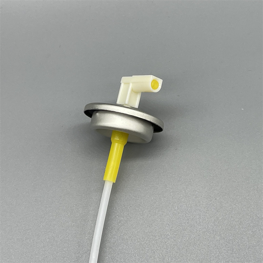 Sanitary Food-Grade Metered Aerosol Valves for Edible Oils & Food Service Sprays with Easy Cleaning and Compliant Materials.