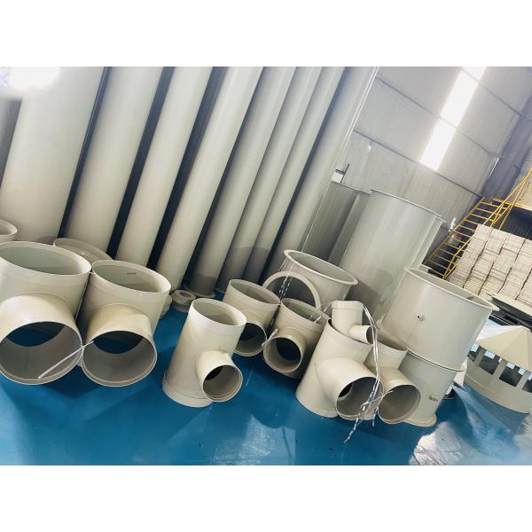 Corrosion Resistant PP Tee Polypropylene Hose Fittings For Connecting Pipes Custom