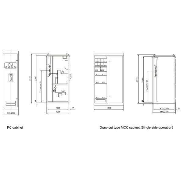 Factory direct supply Compact structure MNS Low-voltage Switchgear